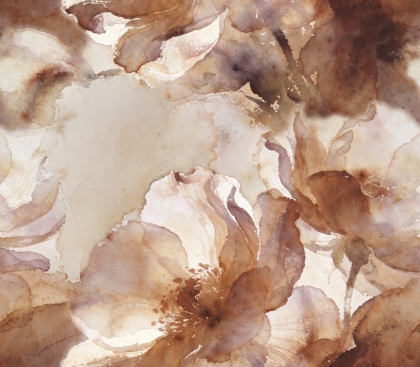 Vintage Blush Brown Bloom