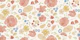 Cottagecore Meadow Floral - Pink and Blue
