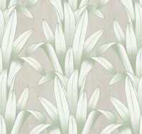 Foliage Pattern green light tapetit