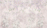 Lavender Wisteria Canopy Soft Pink tapete