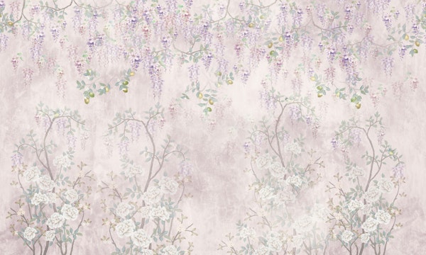 Lavender Wisteria Canopy Soft Pink