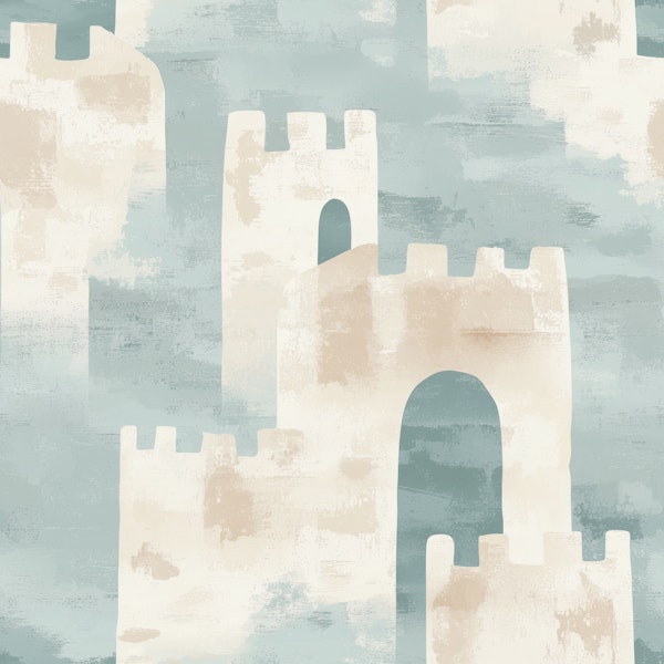 Dreamy Sandcastle Towers Pattern L