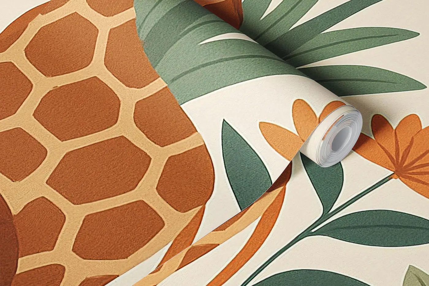 Jungle Animal Friends wallpaper roll