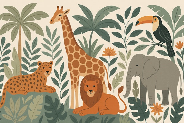 Jungle Animal Friends