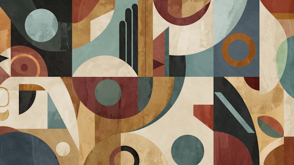 Boho Geometric Earth Tones