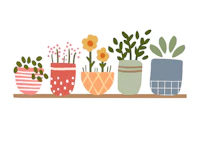 Garden Shelves tapete