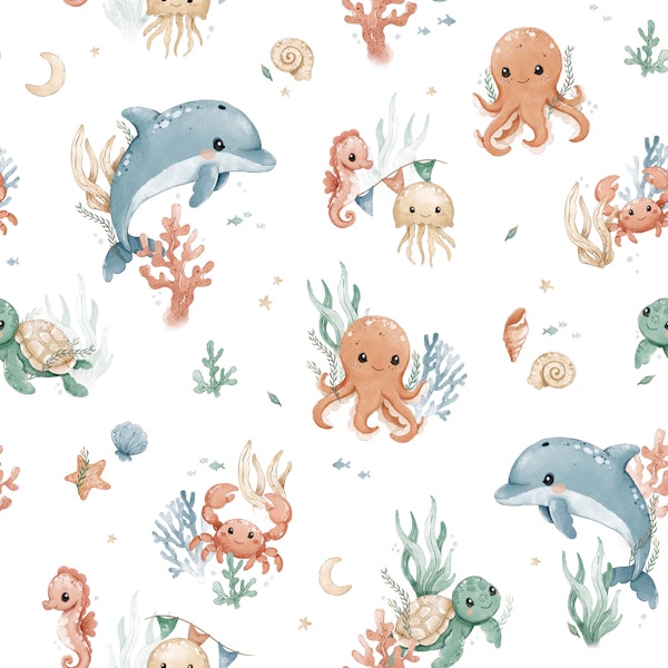 Ocean Snuggle - small white