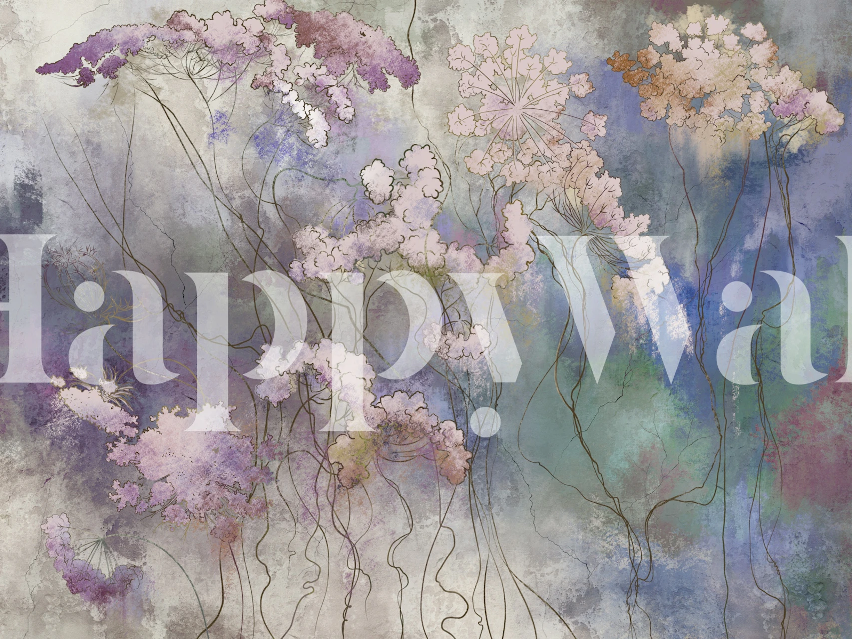 Flower aura 2 tapet i et rum