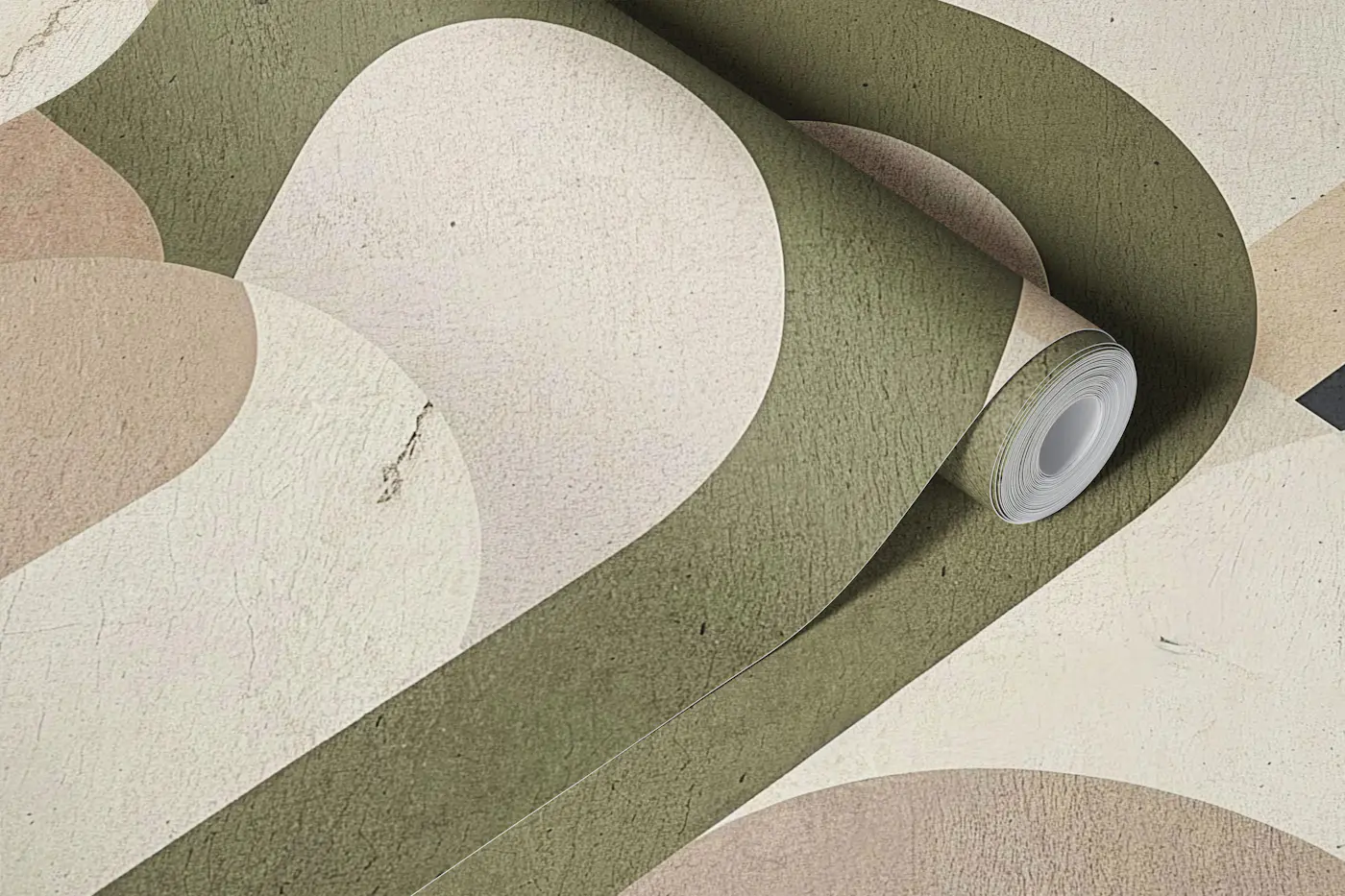 Earth Tone Abstract Arches wallpaper roll