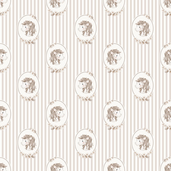 Cute Horse Portrait Nursery