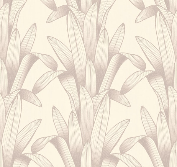 Foliage Pattern beige pink