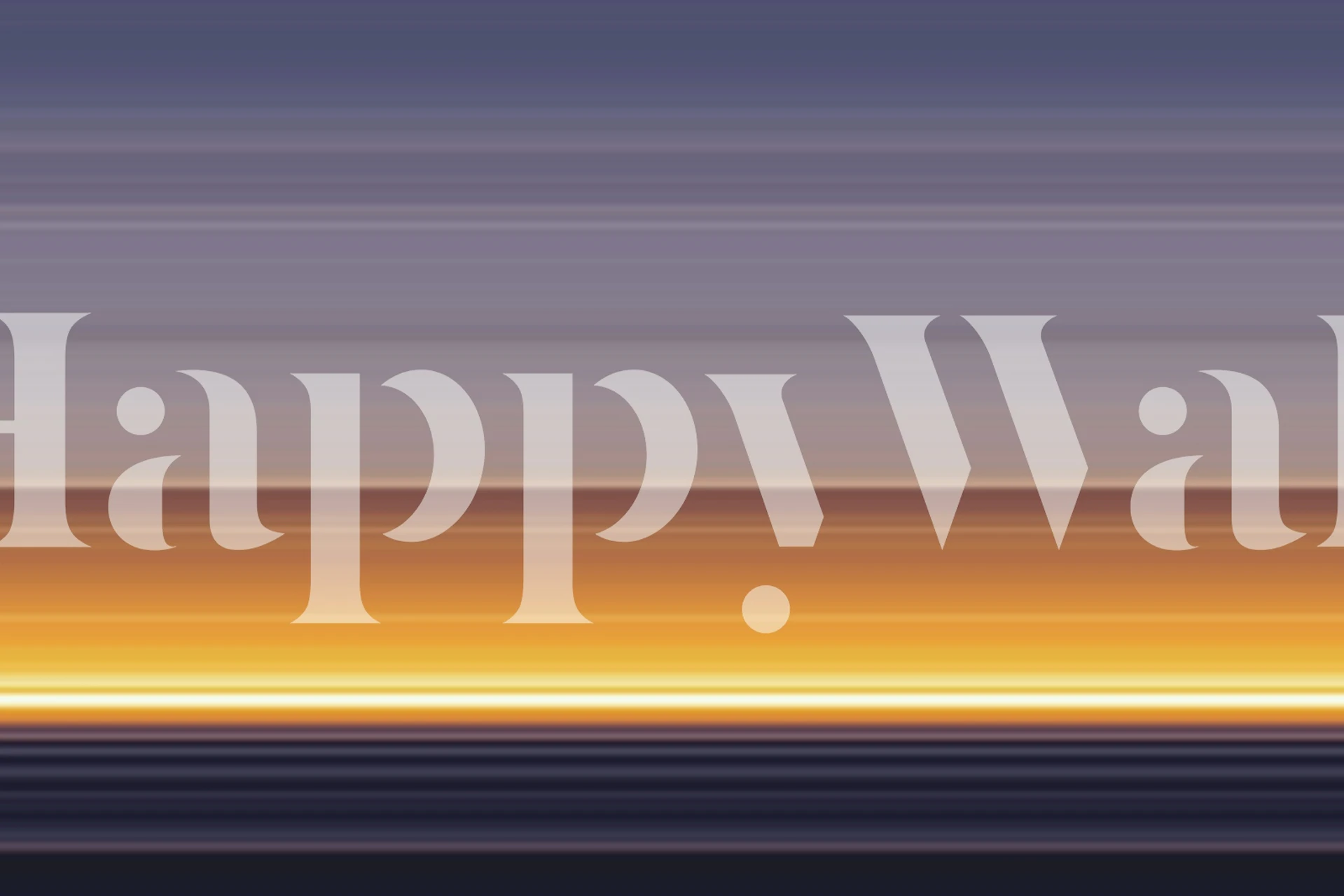 Sunset Horizon Stripes tapete
