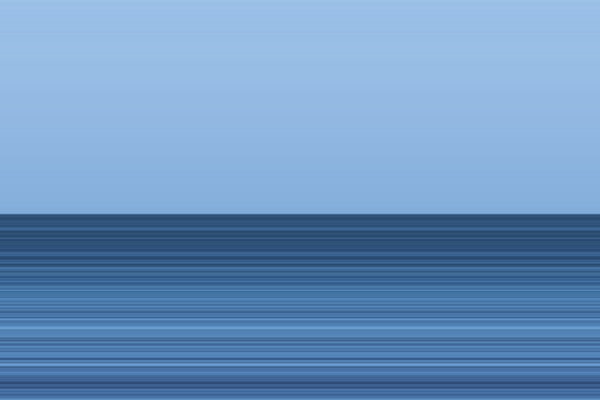 Calm Ocean Horizon Blue