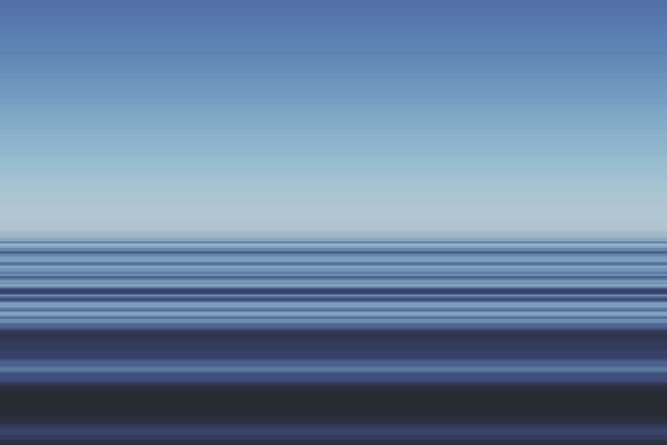 Blue Ombre Horizon