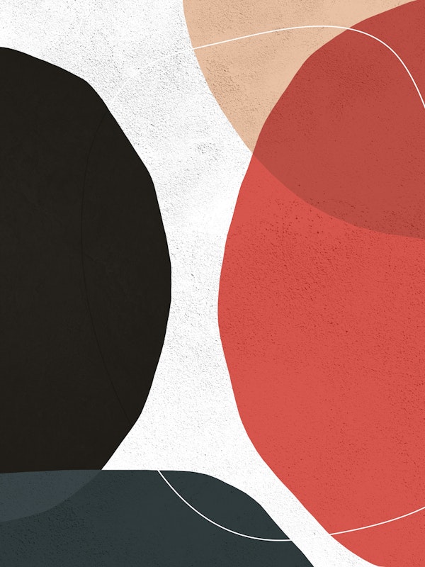 Mid Century Abstract Color Blocks