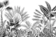Tropical Leaf Grey