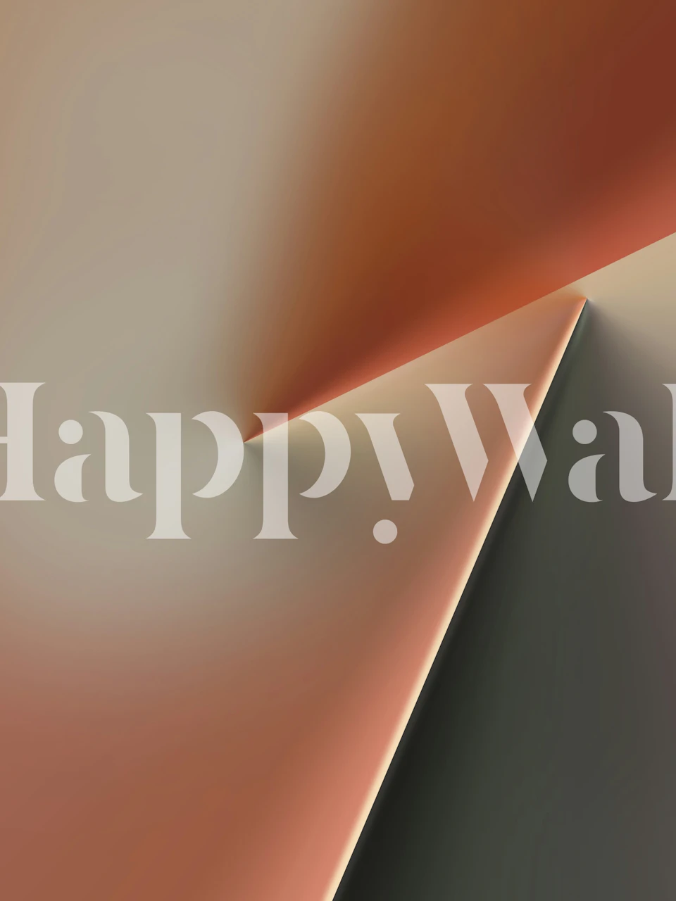 Minimal Modern Prism wallpaper displayed in a room