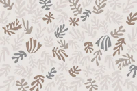 Pastel Leaf Scatter tapete