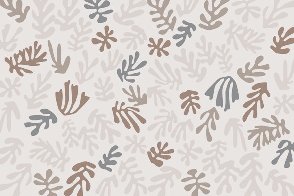 Pastel Leaf Scatter
