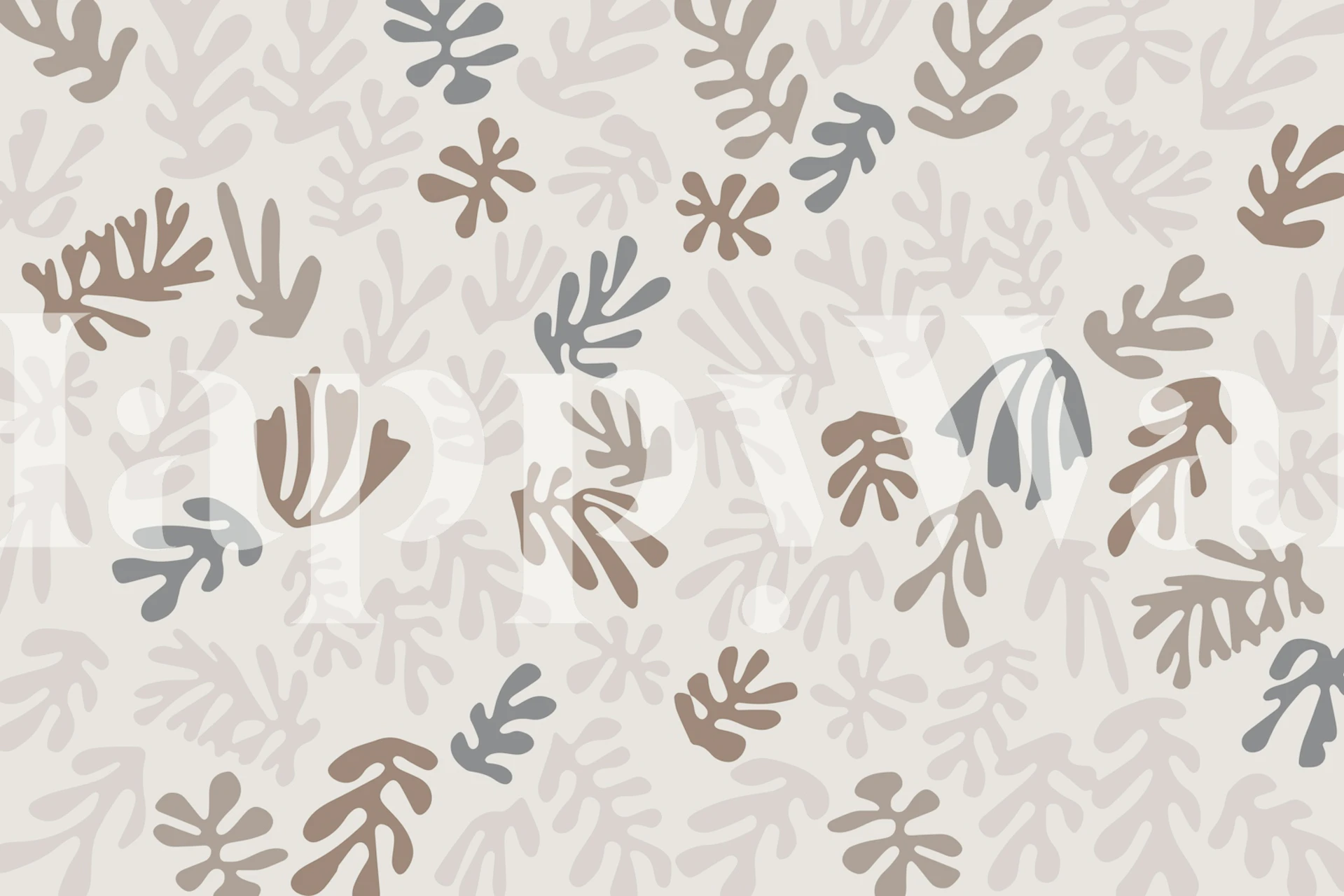 Pastel Leaf Scatter papiers peint