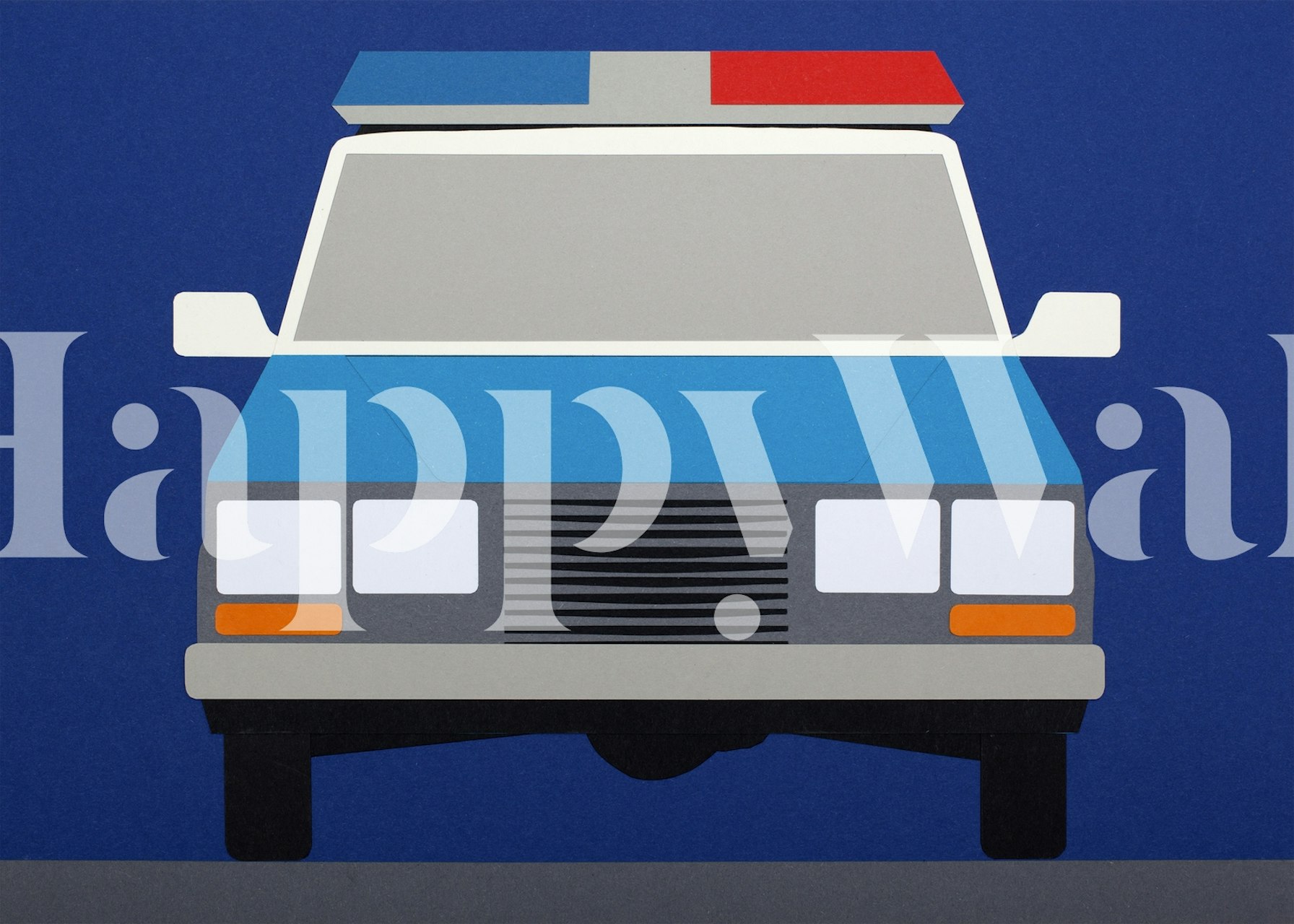 Police Car 1988 wallpaper design