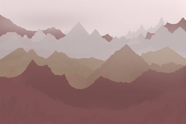 Dusty Mountain Range