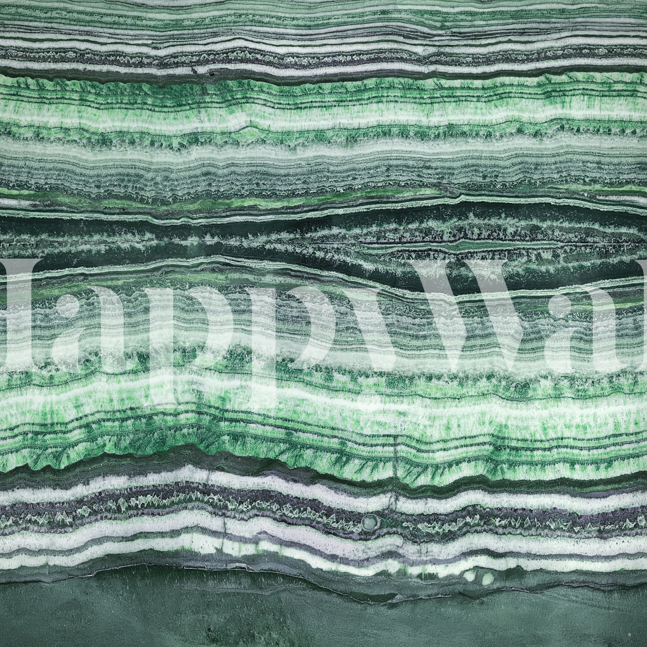 Emerald Onyx Layers tapet