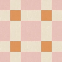 Blush and Cream Gingham papiers peint