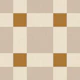 Tan Cream Rustic Checkered