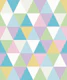 Triangles - pastels geometric - Medium