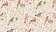 Vintage Spring Bird Garden Floral Chinoiserie