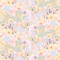 Flower Joy Garden Yellow Butteryellow tapet