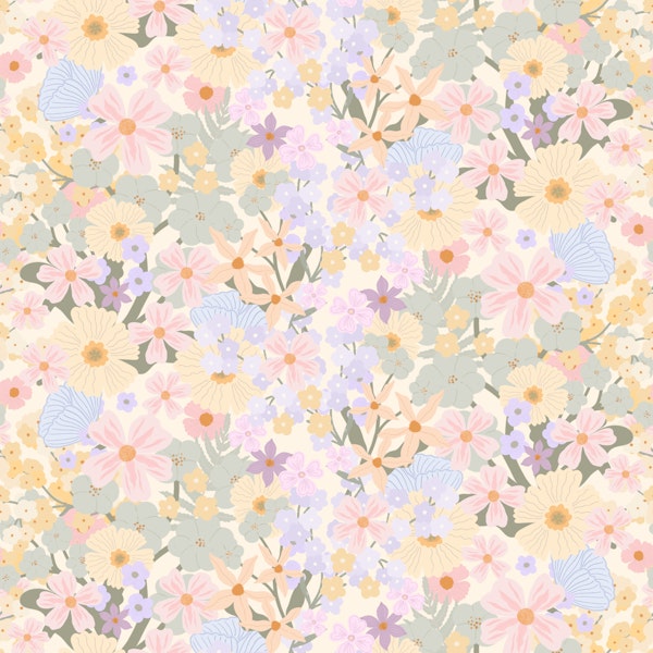 Flower Joy Garden Yellow Butteryellow