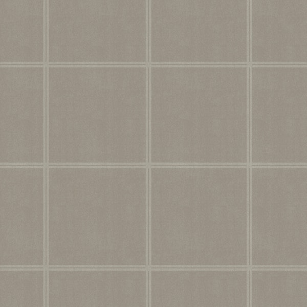 Warm Taupe Windowpane Grid
