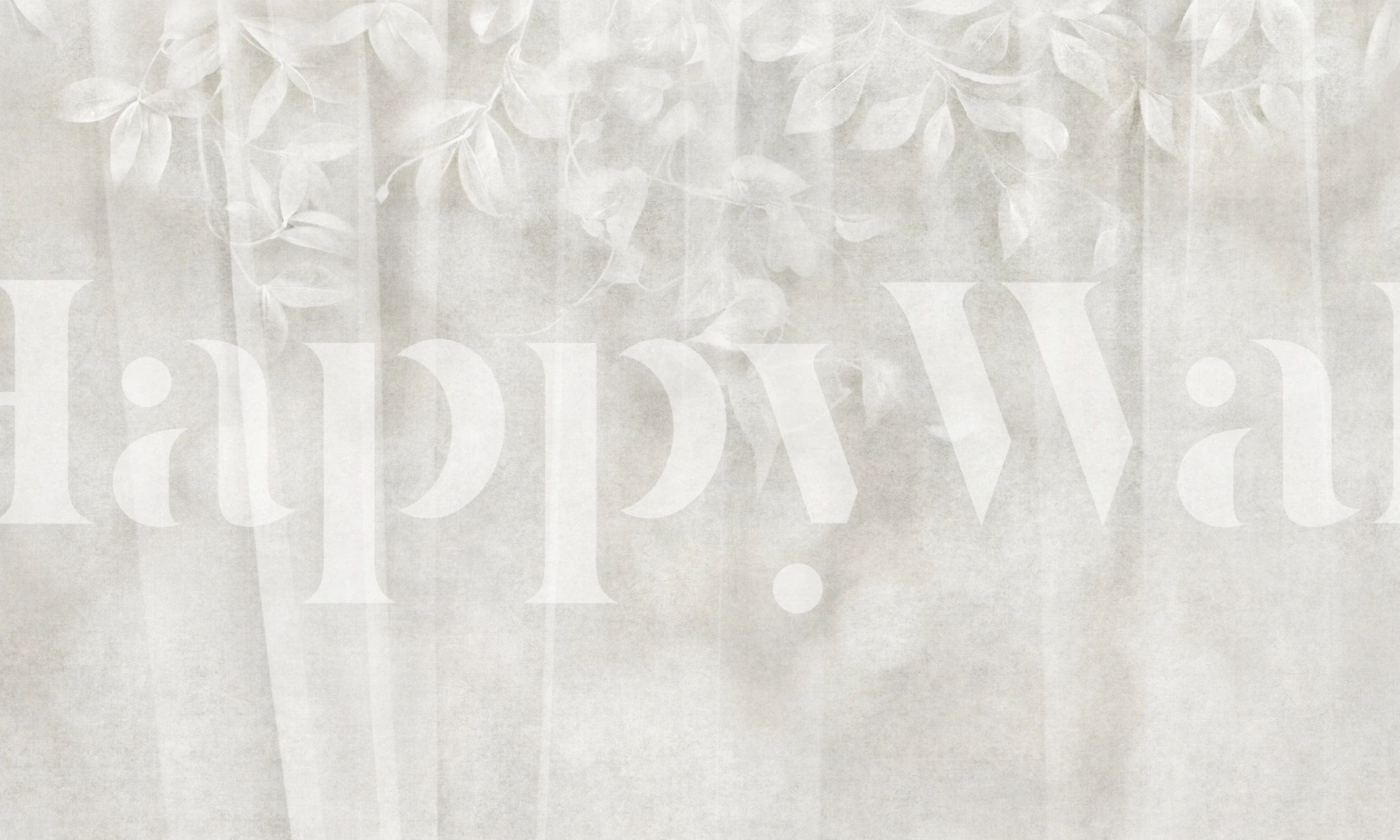 Bokeh Drapery Leaves wallpaper