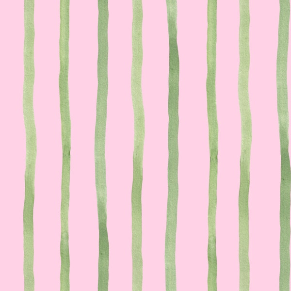 Pink Sage Wavy Stripes