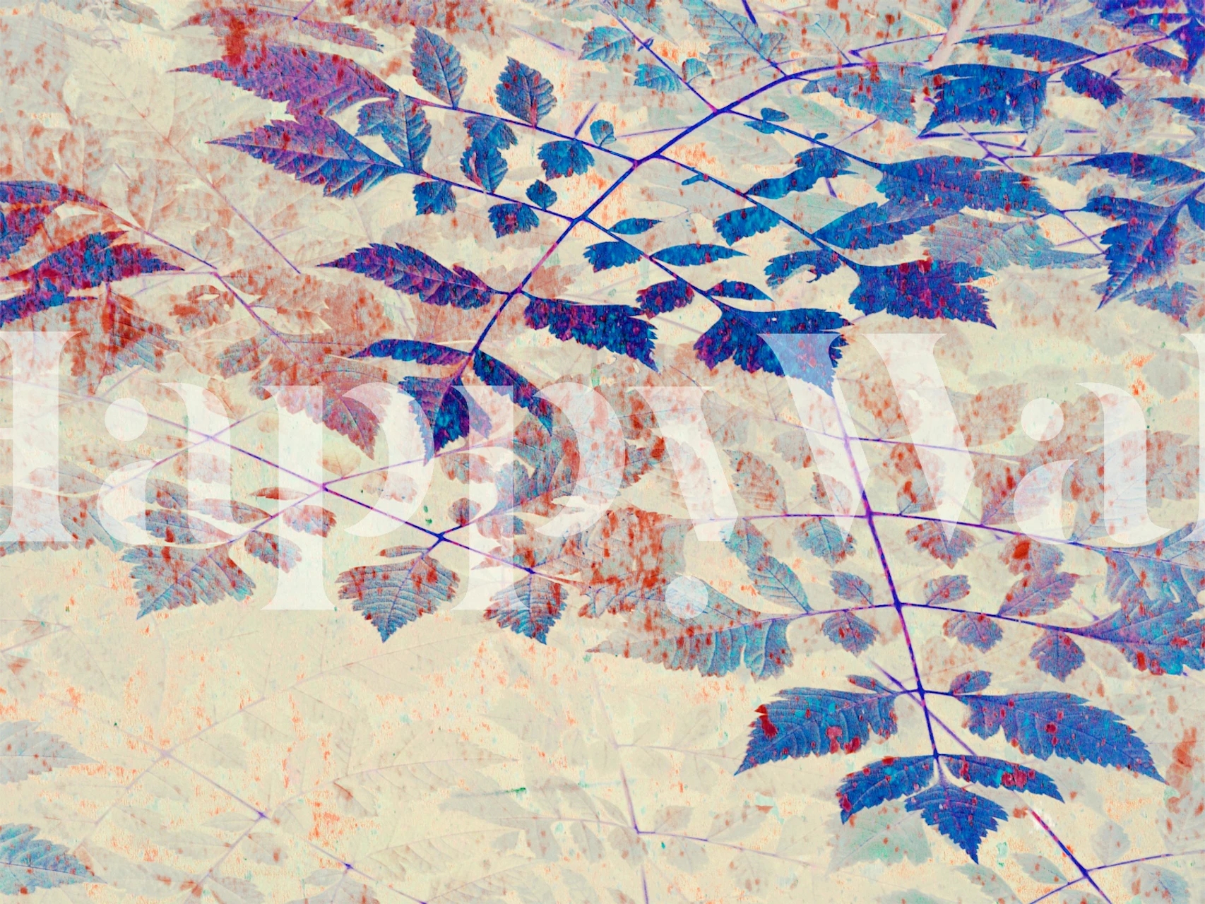IndigoFoliage papel pintado