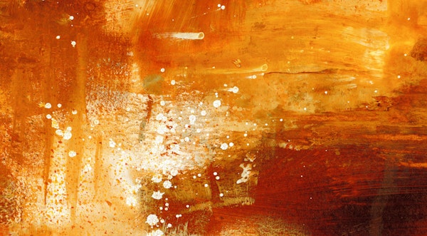 Warm Amber Paint Texture