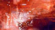 Rust Red Abstract Brushstrokes