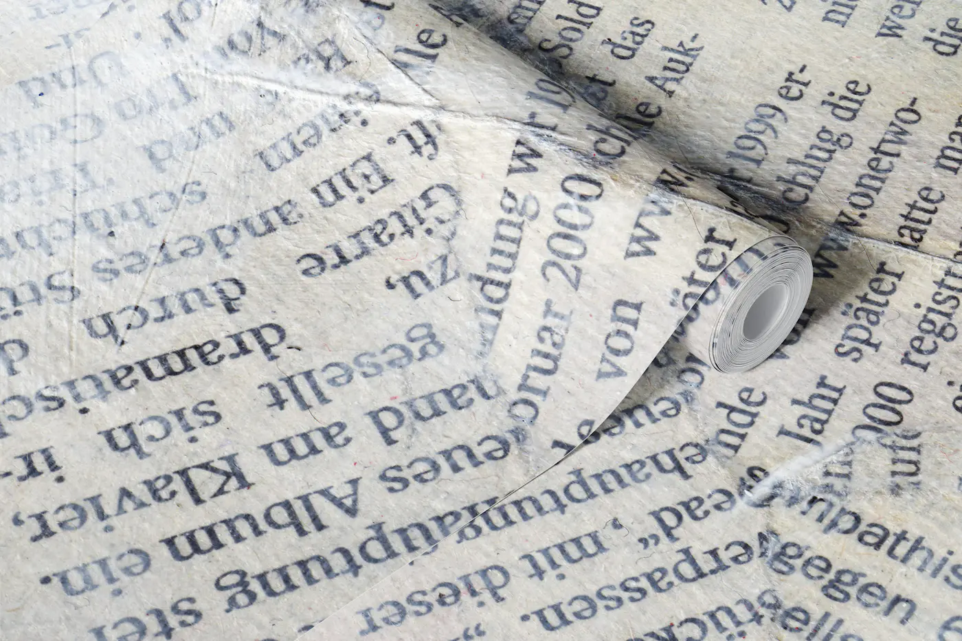 Faded Newspaper Texture wallpaper roll
