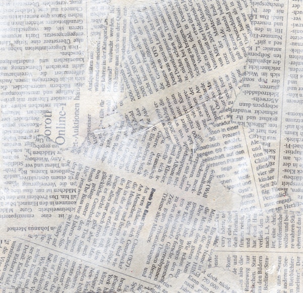 Faded Newspaper Texture