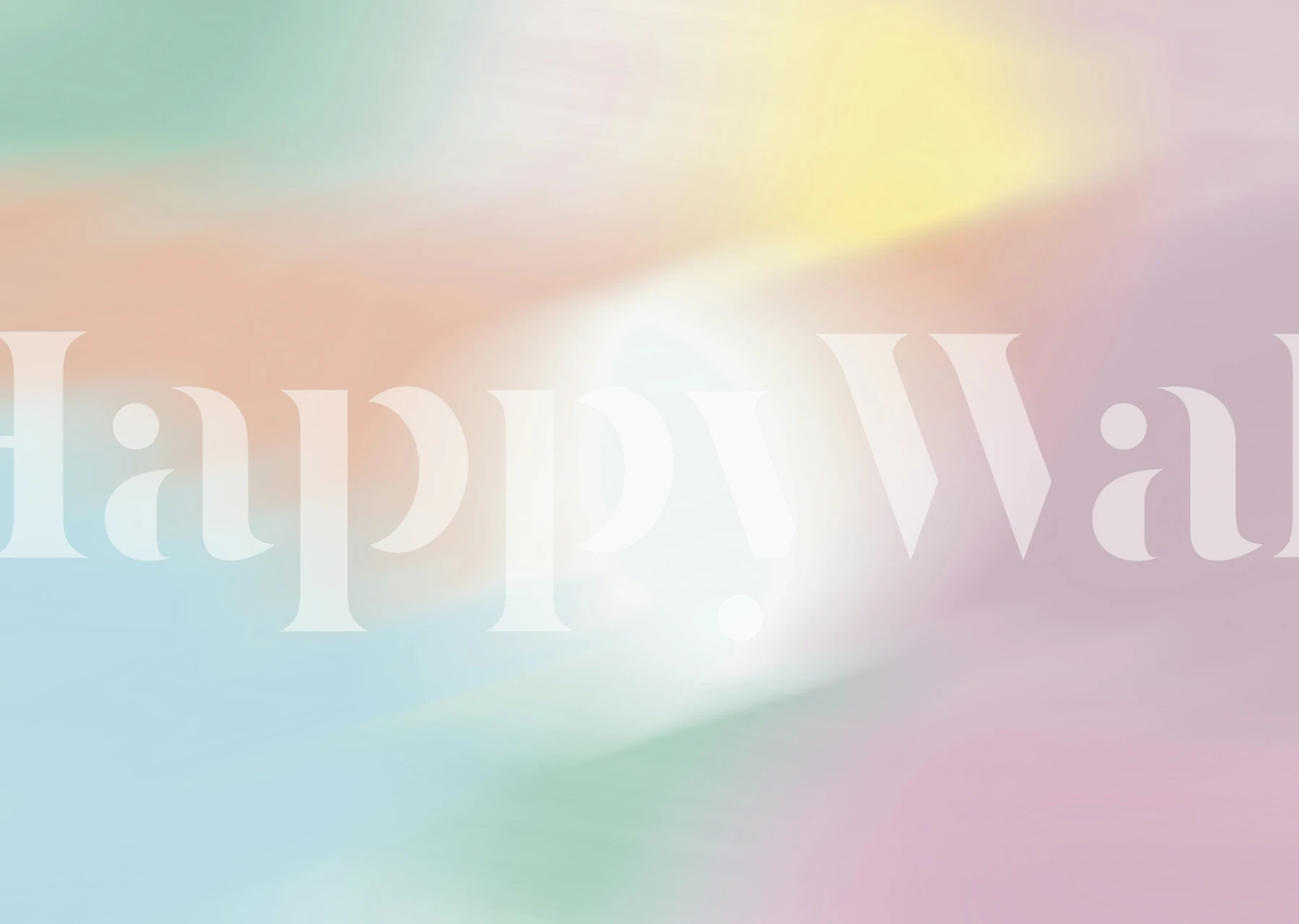 Gradient Sun wallpaper in a stylish room