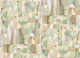 Light Green Mid Century Geometric Collage