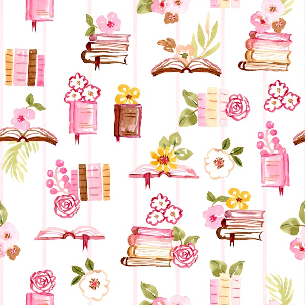 Romantic Bookish Flowers