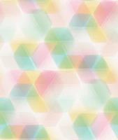 Pastel Soft Prism Cube Mosaic carta da parati