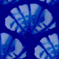 shibori scallop pattern dark blue papel de parede