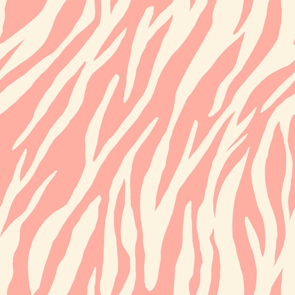 zebra stripes pastel rose