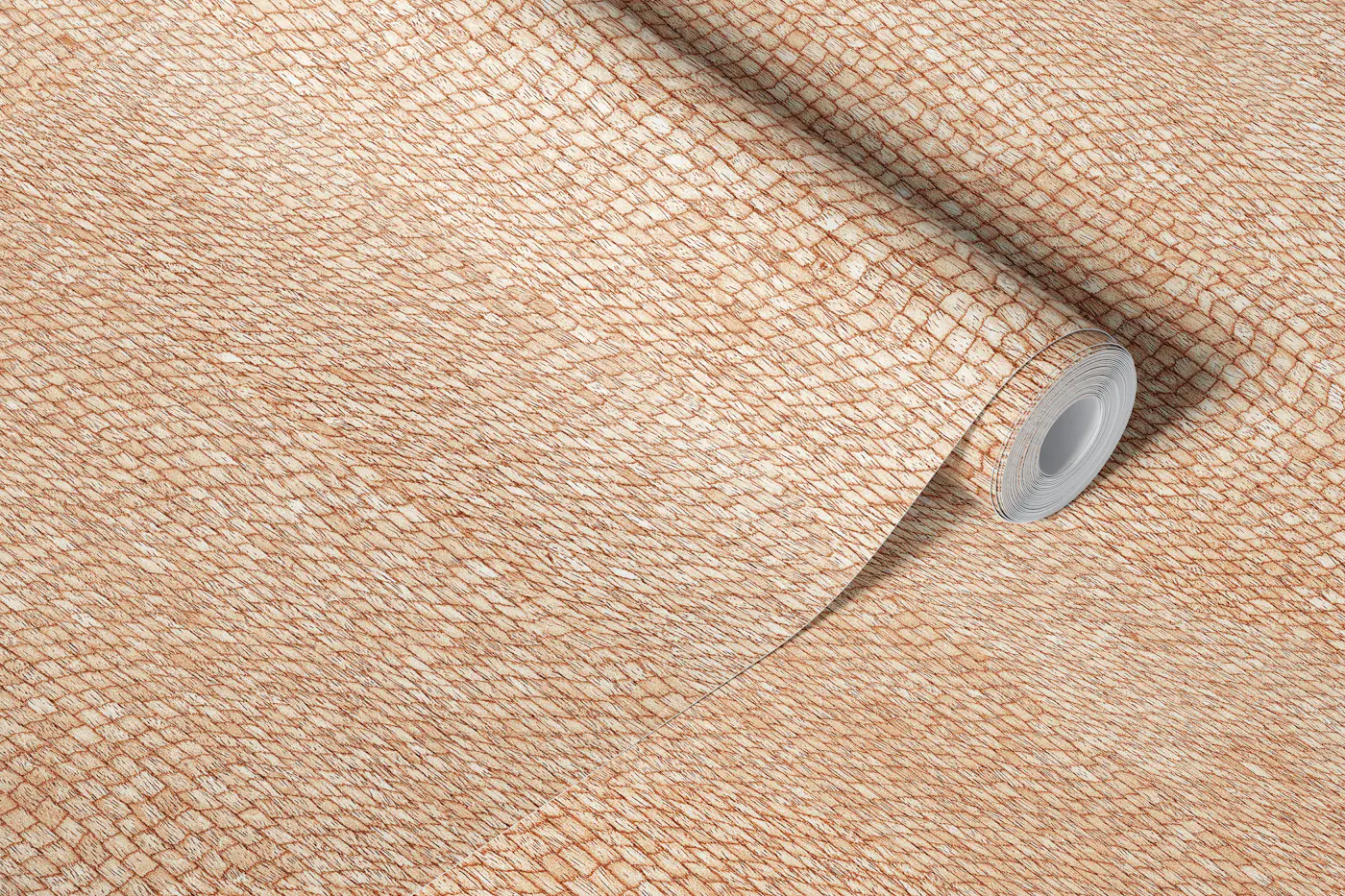 Warm Beige Linen Texture wallpaper roll