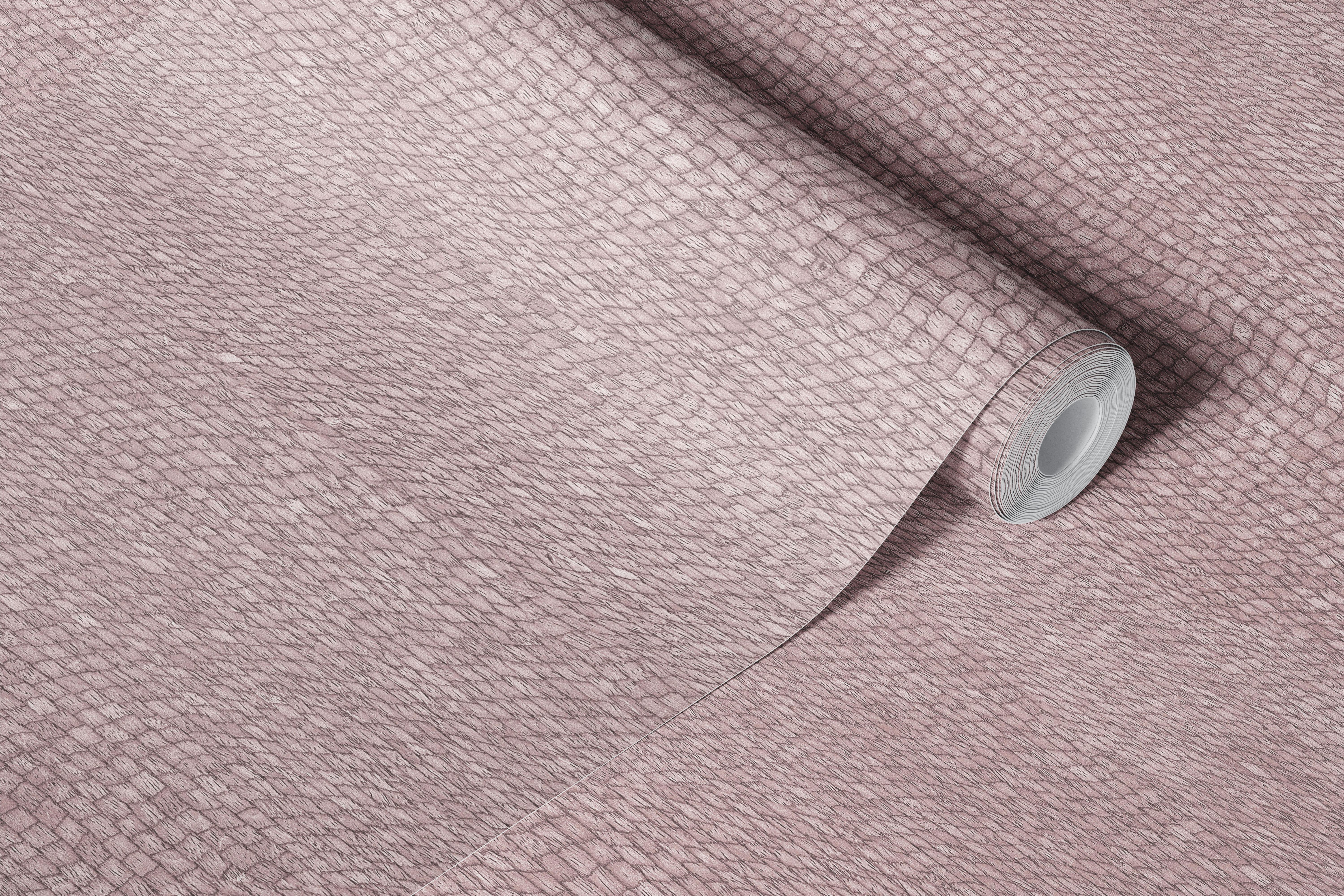 Papel pintado con textura de lino Blush Linen Texture en una habitación