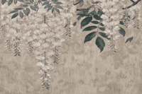 Hanging Wisteria Garden Mist tapet